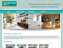 Tablet Screenshot of olivariinmuebles.com